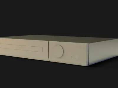 DVD Player GameReady - LowPoly with PBR Material Low-poly 3D model