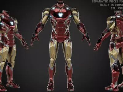 Iron Man Mark 85 Armor for Cosplay 3D print model