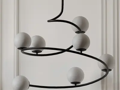 Kapkace Curl Pendant Lamp 3D model