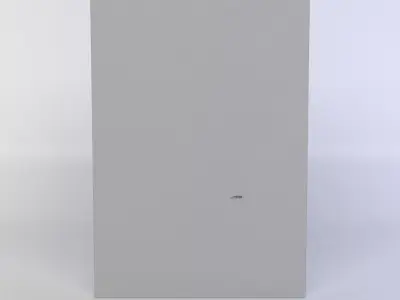 Door refrigerator Low-poly 3D model