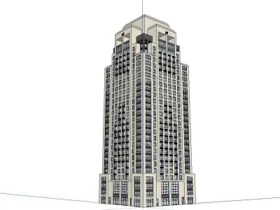 vacation spot-Resort-Fashion Leisure Hotel-0156 3D model