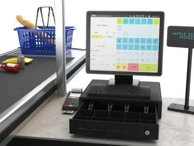  Supermarket Collection With Goods 