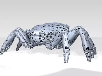 Crab Voronoi 3D model