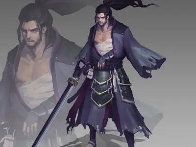 Kaiser Staruss Samurai 3D Model 3D print model