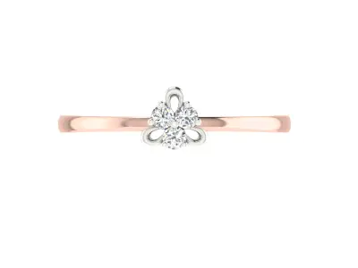 Women Ring Render 3dm STL OBJ FBX  3D print model 2