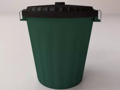 Garbage Can v2 3D model