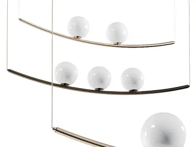 Larose Guyon Perle Pendant Lamps 3D model