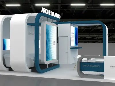 Booth Exhibition 3D model 3D model