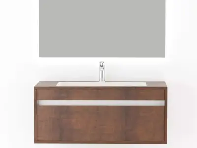 DURAVIT KETHO F-BONDED BATHROOM FURNITURE 3D model