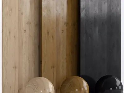 Wood 4 with 3 materials Texture