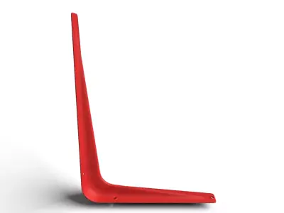 Industrial Reinforced Steel Shelf Bracket 3 color 3D model