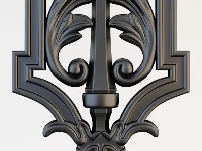 Iron Baluster 3D model