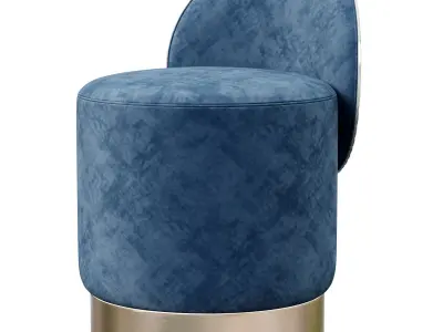 HEGE Pouf rond By Shake 3D model