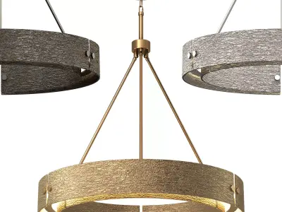 VOUVRAY ROUND CHANDELIER 36 3D model
