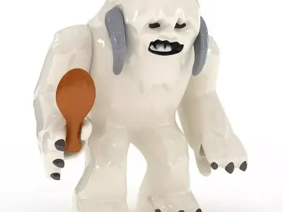 LEGO Minfigure Wampa 3D model