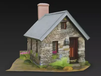 Small Cottage -3D Free 3D model