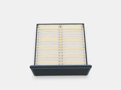 IDANAS Upholstered bed frame 1 Low-poly 3D model