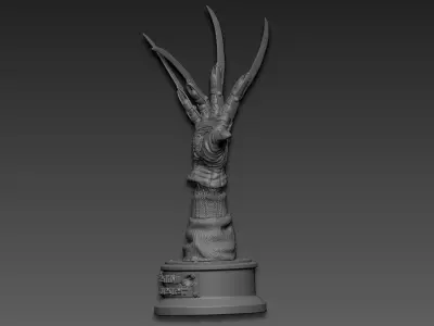 Freddy Krueger hand 3D print model