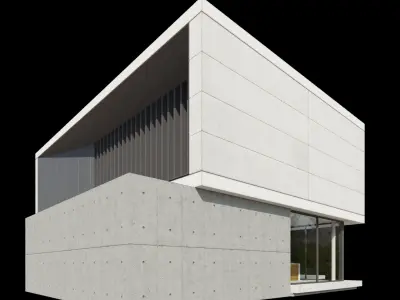 Modern Villa Design 009 3D model