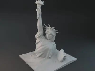 Statue of Liberty 3D print model