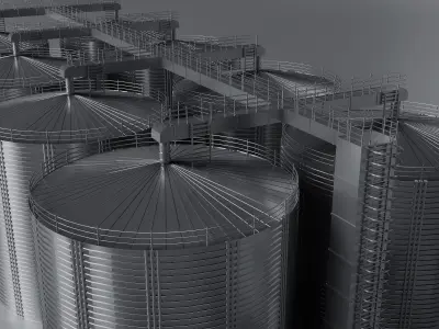 Grain Elevator Complex  3D model