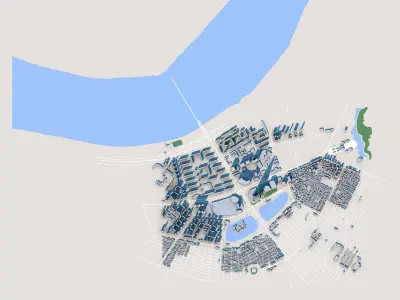 Lotte World Tower Parc1 Tower Seoul Korea 3D model