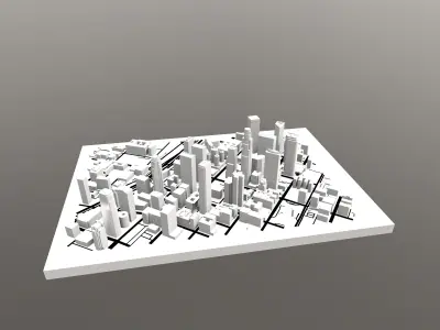 Downtown Los Angeles 3D model