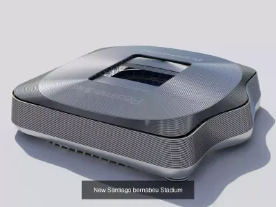 Santiago bernabeu and Camp nou Stadiums 3D Model Pack