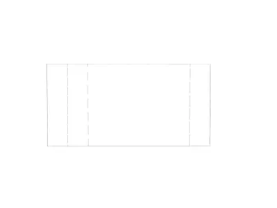 Modern Vertical Wood Wall Panel - 3D Interior Cladding Low-poly 3D model