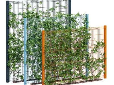 Ivy wall eight 3D model