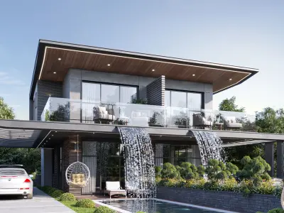 Modern Villa - 3 3D model