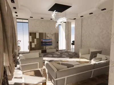 Modern villa 3D model