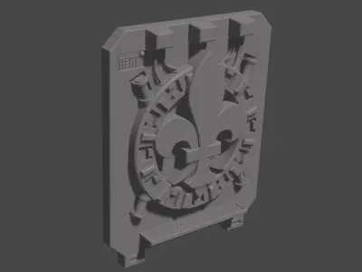 Battle sister transport side doors 3D print model