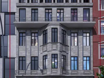 Berlin Street Building NO109 3D model