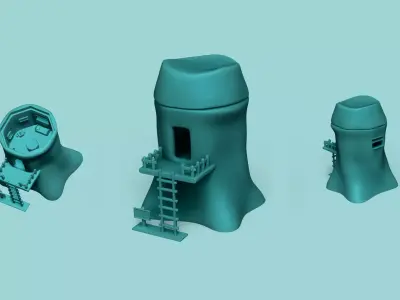 Link Tree House - Zelda Ocarina of Time 3D print model