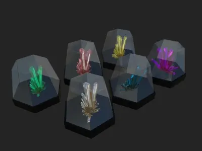 Crystal Model Kit 3D model