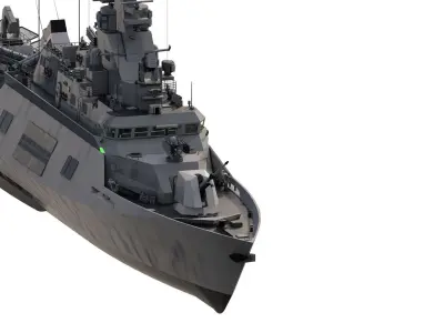 MULTIROLE COMBAT CORVETTE 3D model