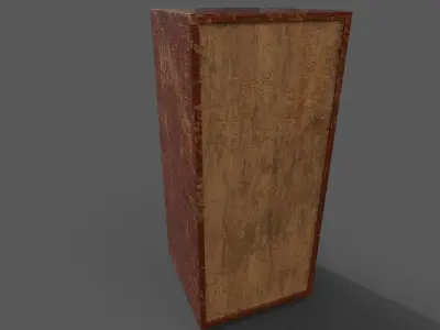 Old Modern Furniture 3D Model Terror Low-poly 3D model 18