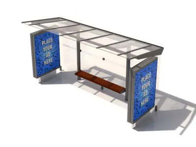 MMCite Regio 310c Bus Shelter 3D model