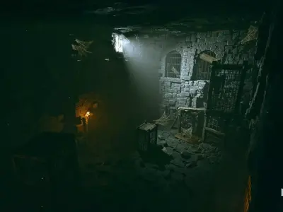 Dungeon Forge Low-poly 3D model