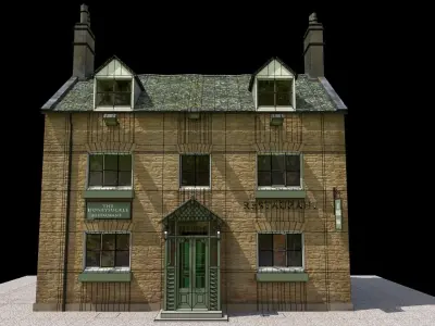 Honeysuckle Tea Rooms Cottage 3D model