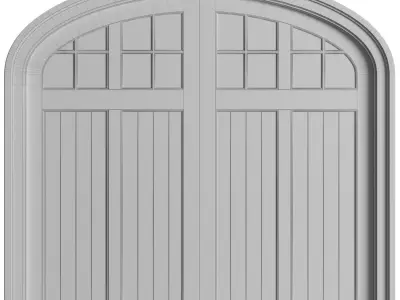 Automatic Classic Modern Garage Doors  3D model