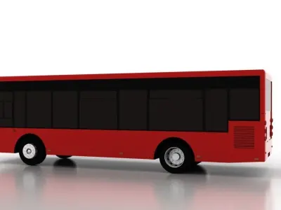 Bus Bogdan A50110 PL Low Low-poly 3D model