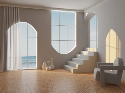 LIVING ROOM 3D MODEL 3D model