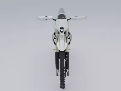 high poly electric dirty bike 3Dmodel cinematic 3D model