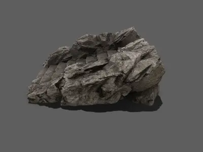 Stairs rock staircase Low-poly 3D model buy