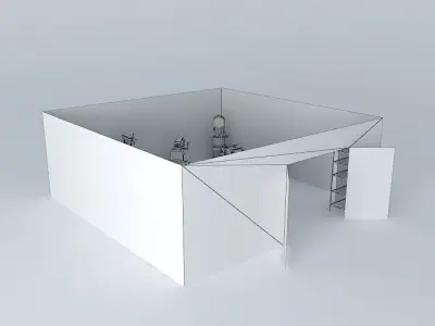 Woodshop Floor Plan Free 3D model