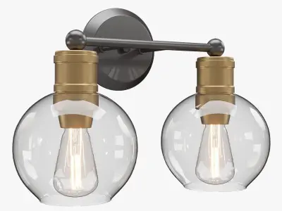 Hansford Bath Vanity Wall Light Collection 3D Model Pack