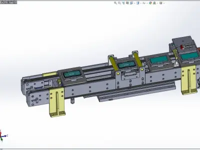 Mobile phone film laying equipment 3D model
