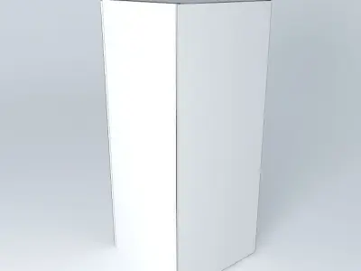 Cabinets wooden cabinet with door Free 3D model